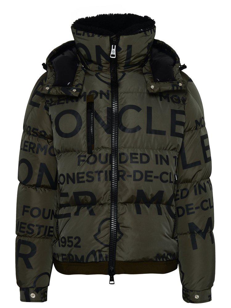 Moncler Logo Printed Zip-Up Padded Jacket商品第1张图片规格展示