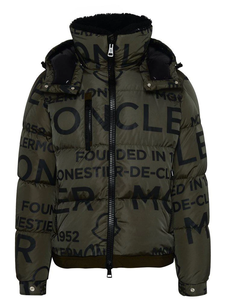 商品Moncler|Moncler Logo Printed Zip-Up Padded Jacket,价格¥14968,第1张图片