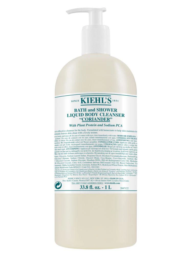 商品Kiehl's|Bath and Shower Liquid Body Cleanser - Coriander,价格¥317,第1张图片