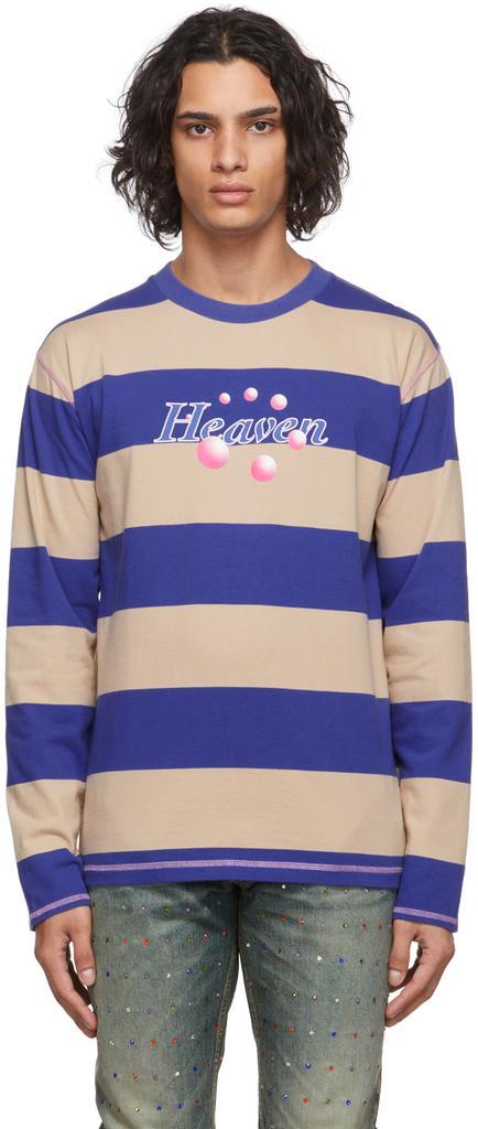 商品Marc Jacobs|Blue & Beige Stripe Long Sleeve T-Shirt,价格¥739,第1张图片