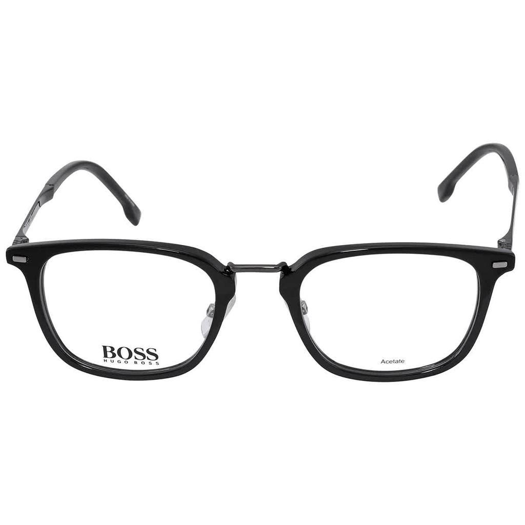 商品Hugo Boss|Hugo Boss Demo Rectangular Mens Eyeglasses BOSS 1057 0807 52,价格¥366,第4张图片详细描述