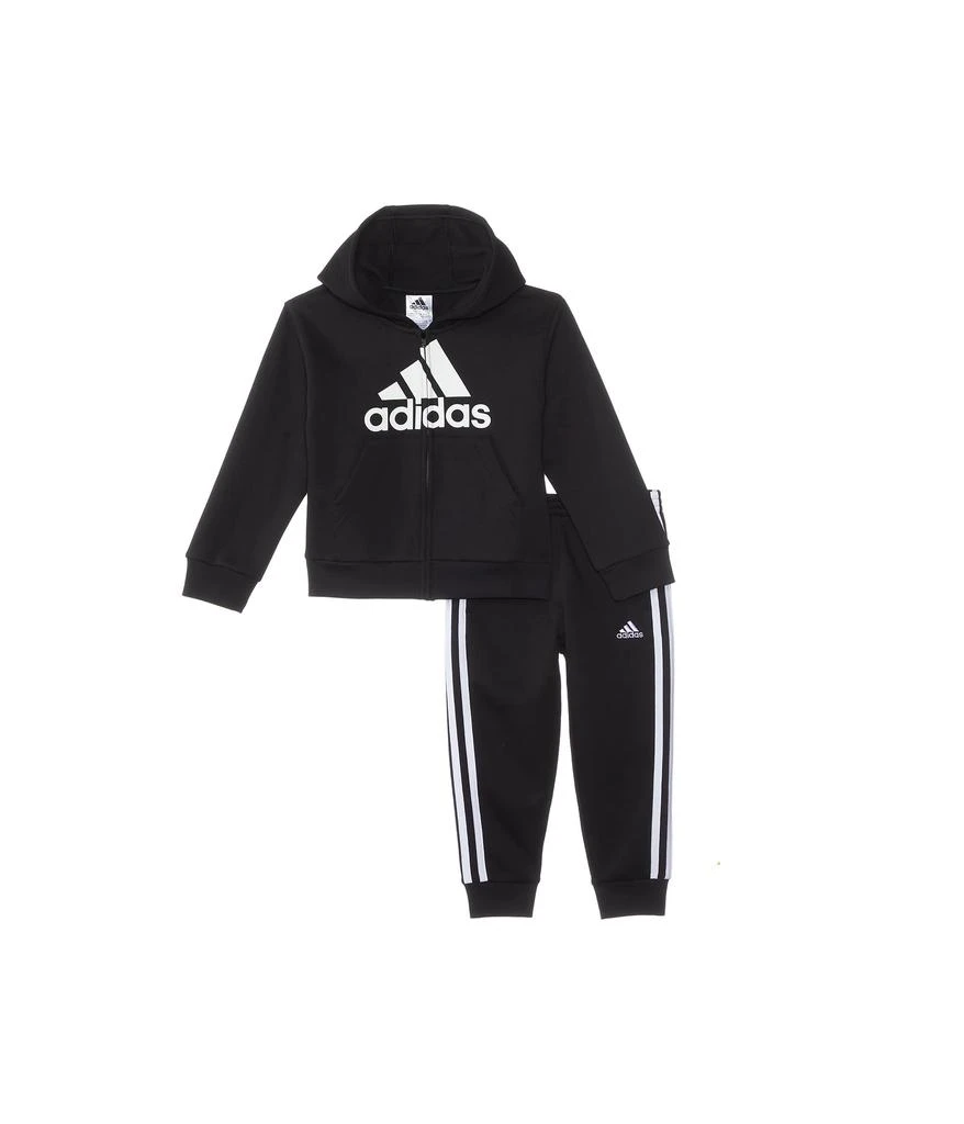 商品Adidas|Hooded Fleece Jacket Set (Toddler/Little Kids/Big Kids),价格¥405,第1张图片