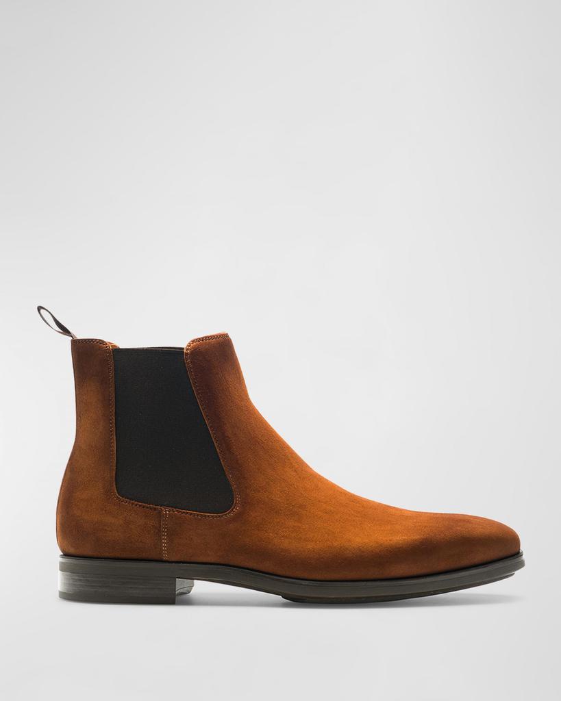 商品Magnanni|Men's Riley Suede Chelsea Boots,价格¥2991,第1张图片