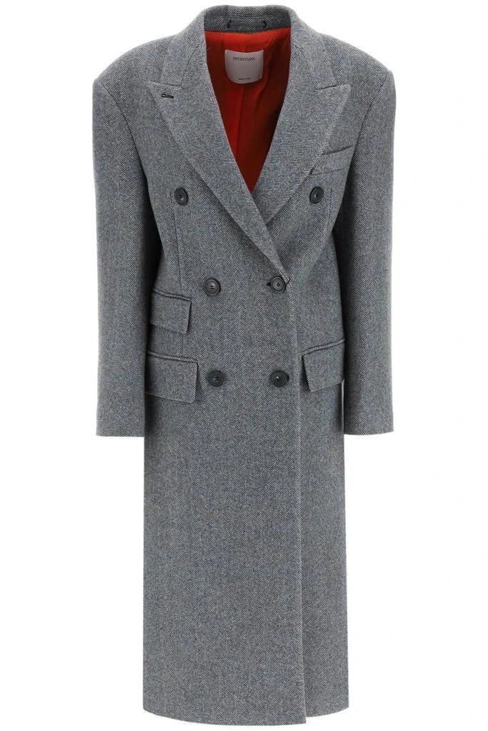 商品Max Mara|CHEVRON WOOL COAT,价格¥6576,第1张图片