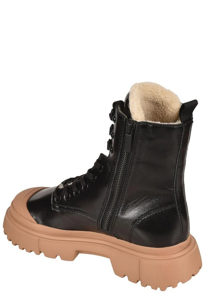 商品hogan|Hogan H619 Lace-Up Combat Boots,价格¥2911,第3张图片详细描述