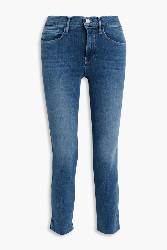 Le Pixie Sylvie cropped mid-rise slim-leg jeans商品第3张图片规格展示
