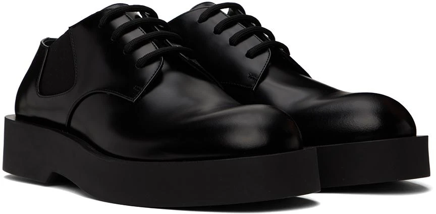 商品Jil Sander|Black Lace-Up Derbys,价格¥6335,第4张图片详细描述