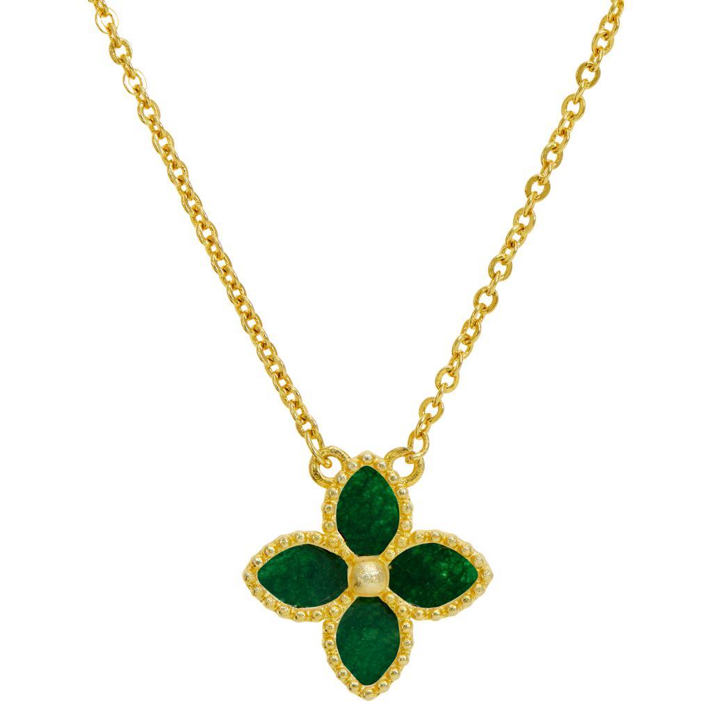 商品Savvy Cie Jewels|18K Gold Vermeil Mop Necklace,价格¥554,第6张图片详细描述