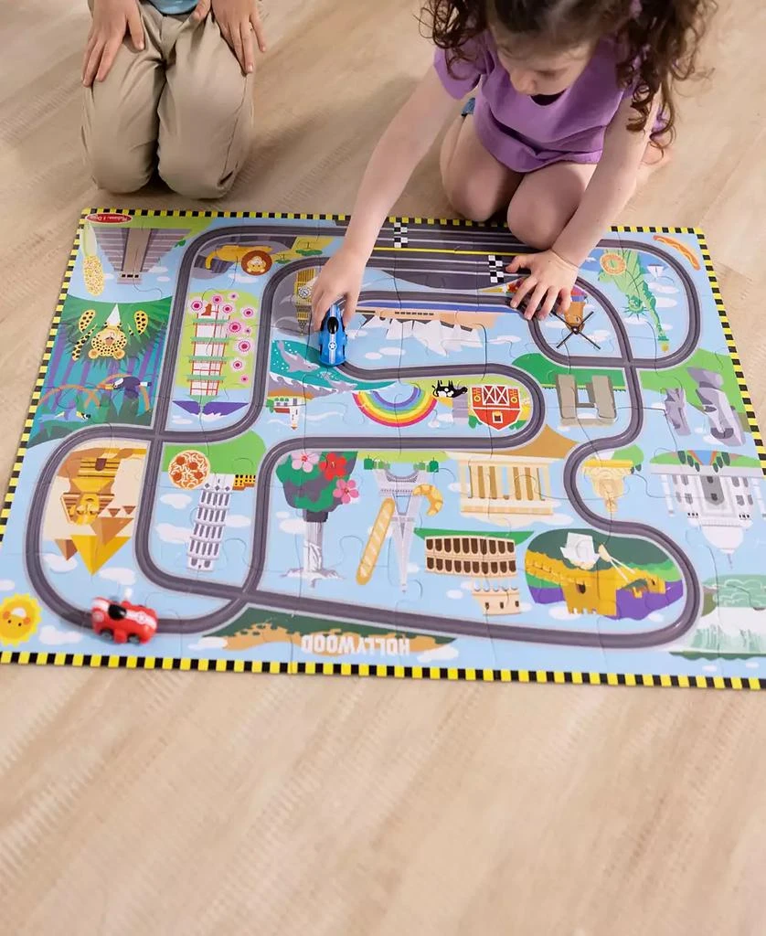 Race Track Floor Puzzle and Play Set 商品