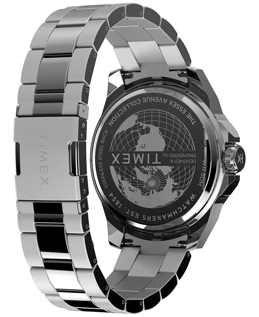商品Timex|Men's Analog Black Stainless Steel Watch, 46mm,价格¥1033,第3张图片详细描述