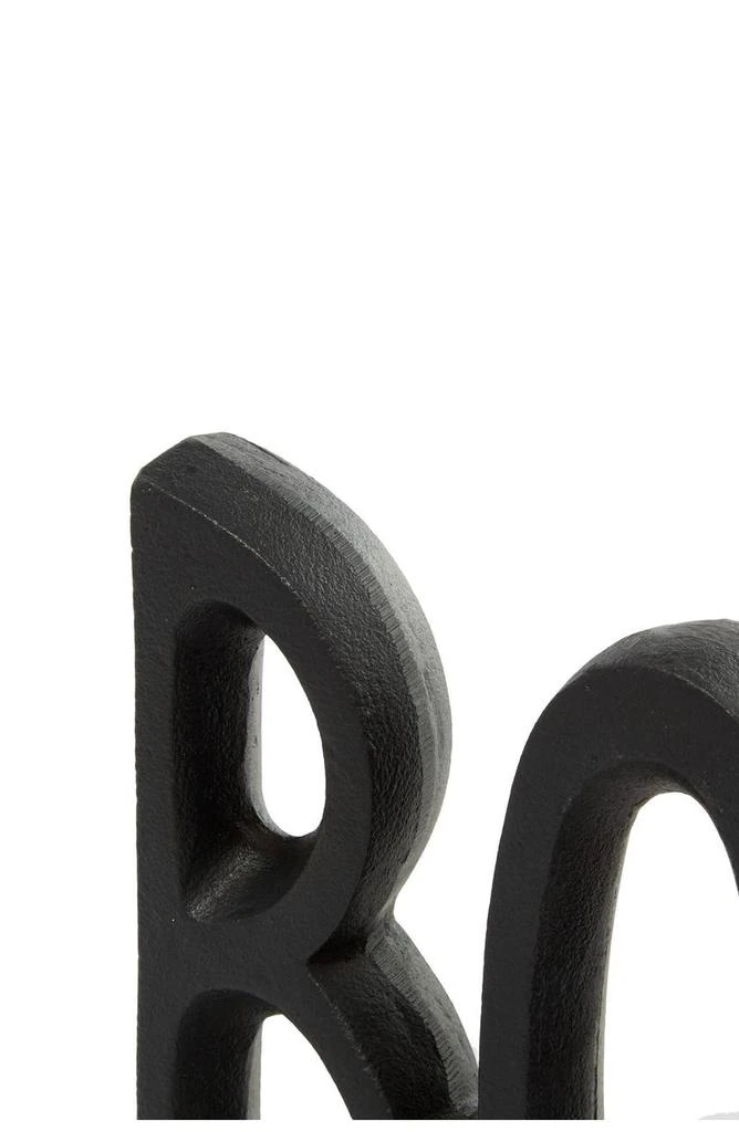 商品VIVIAN LUNE HOME|Black Aluminum Book Bookend - Set of 2,价格¥366,第2张图片详细描述