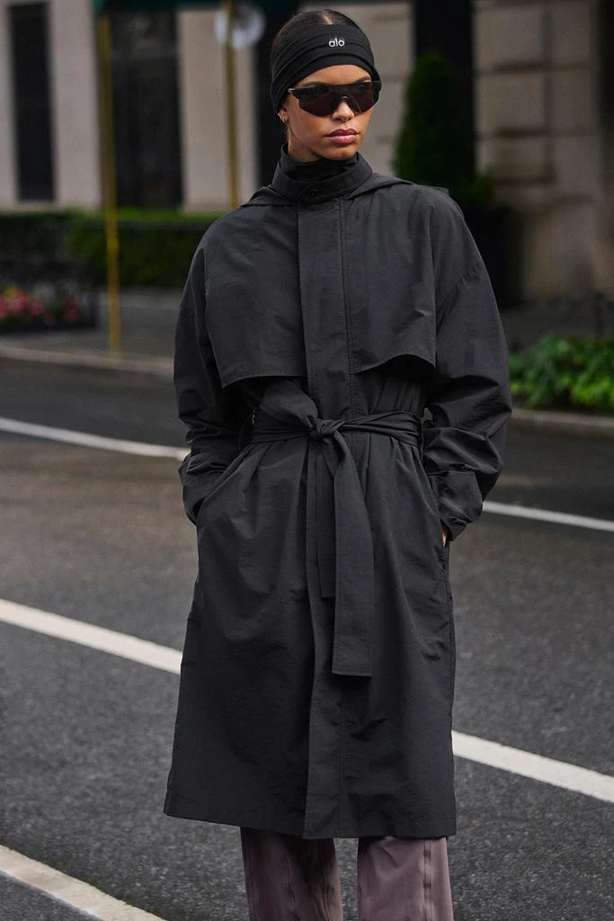 Crinkle On The Move Trench - Black 商品