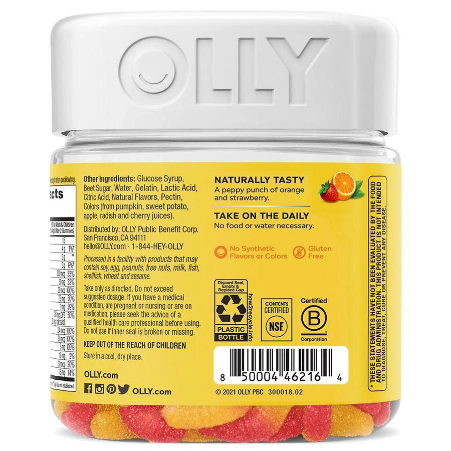 商品OLLY|Kids Multi Gummy Worms,价格¥119,第2张图片详细描述