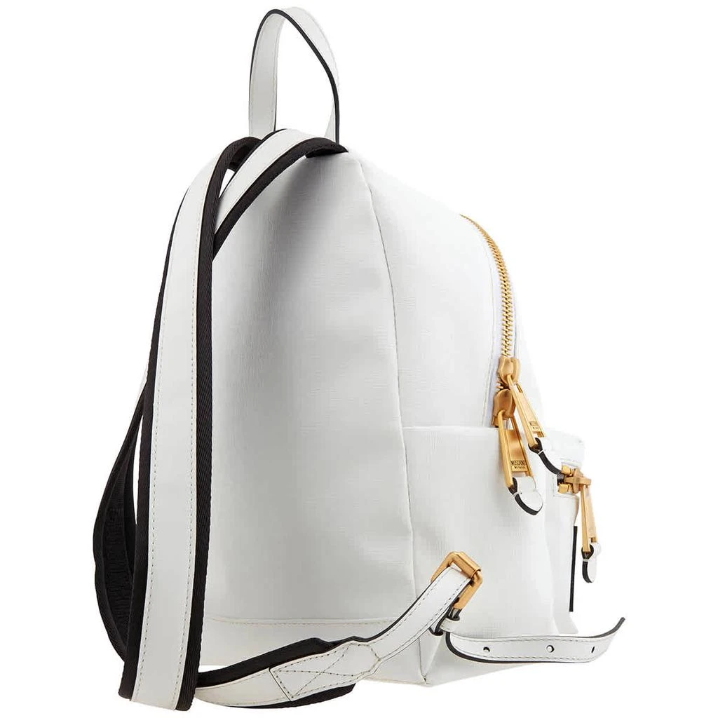 商品Moschino|Moschino Ladies White Couture Teddy Bear Faux Leather Backpack,价格¥3519,第3张图片详细描述