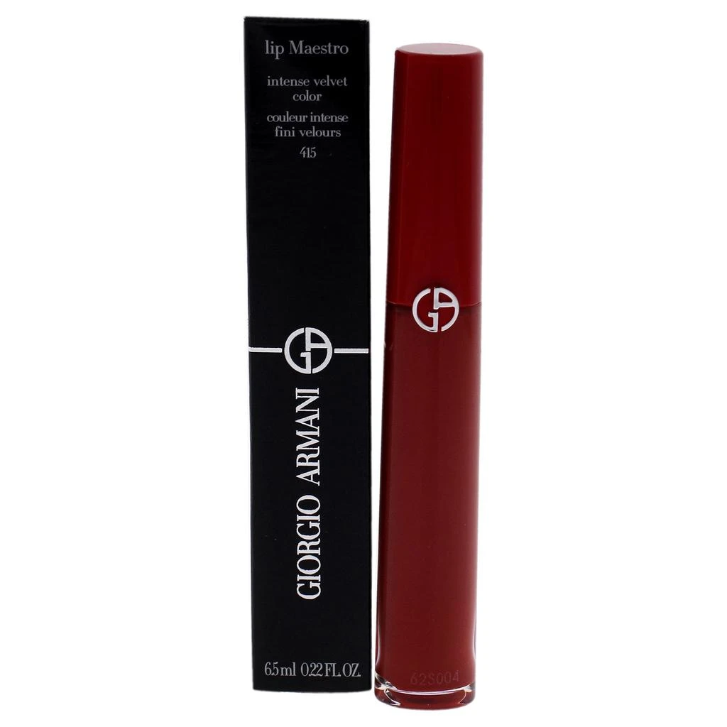 商品Giorgio Armani|Giorgio Armani Lip Maestro Liquid Lipstick - 415 Redwood For Women 0.22 oz Lipstick,价格¥302,第2张图片详细描述