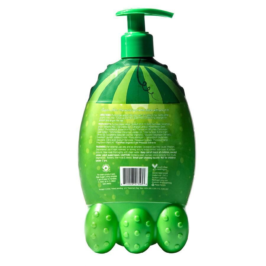 商品Raw Sugar|Kids 2-in-1 Shampoo & Conditioner Watermelon + Apple,价格¥45,第2张图片详细描述