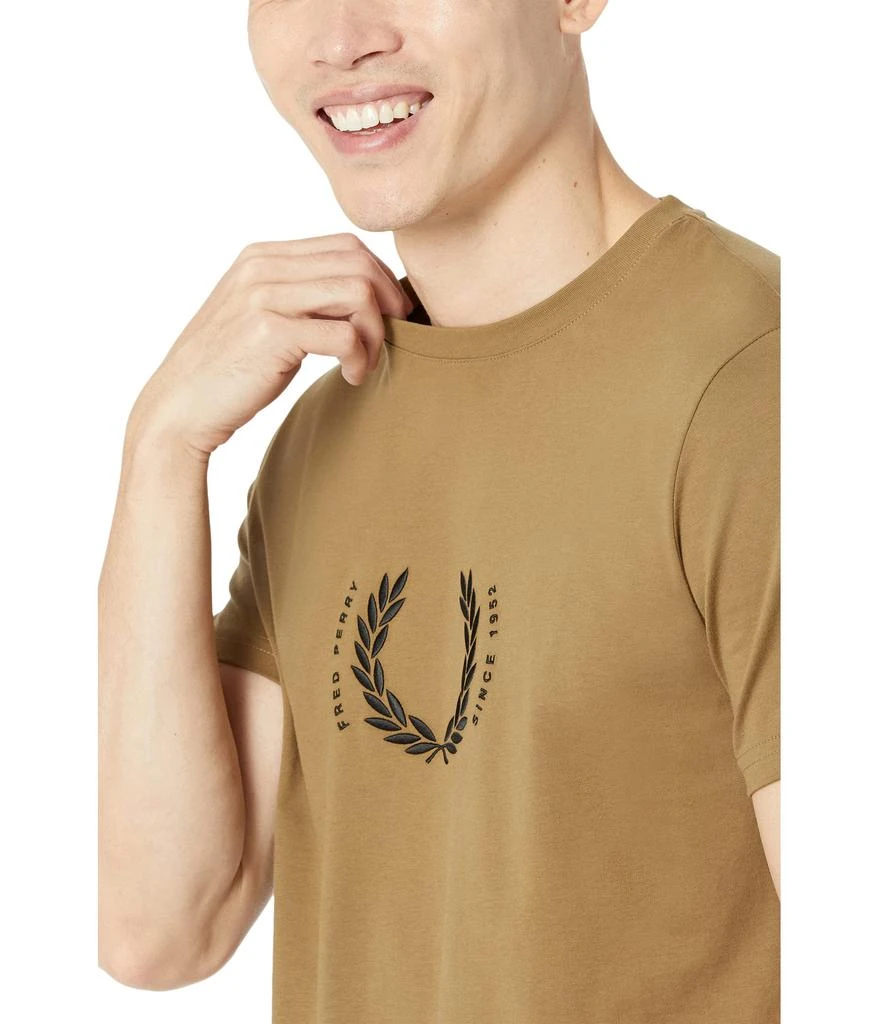 商品Fred Perry|Circle Branding T-Shirt,价格¥210,第3张图片详细描述