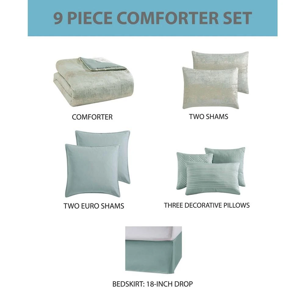 Vesta 9 Piece Comforter Set 商品