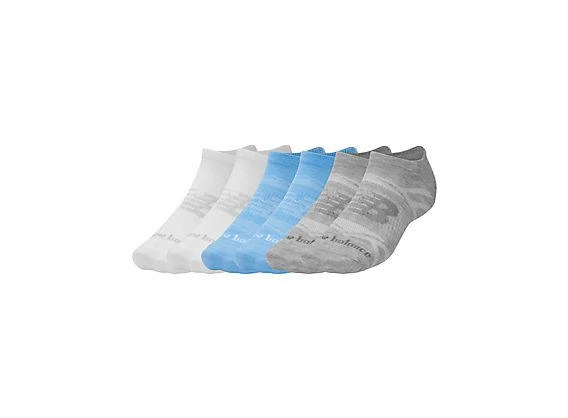 商品New Balance|Flat Knit No Show Socks 6 Pack,价格¥121,第3张图片详细描述