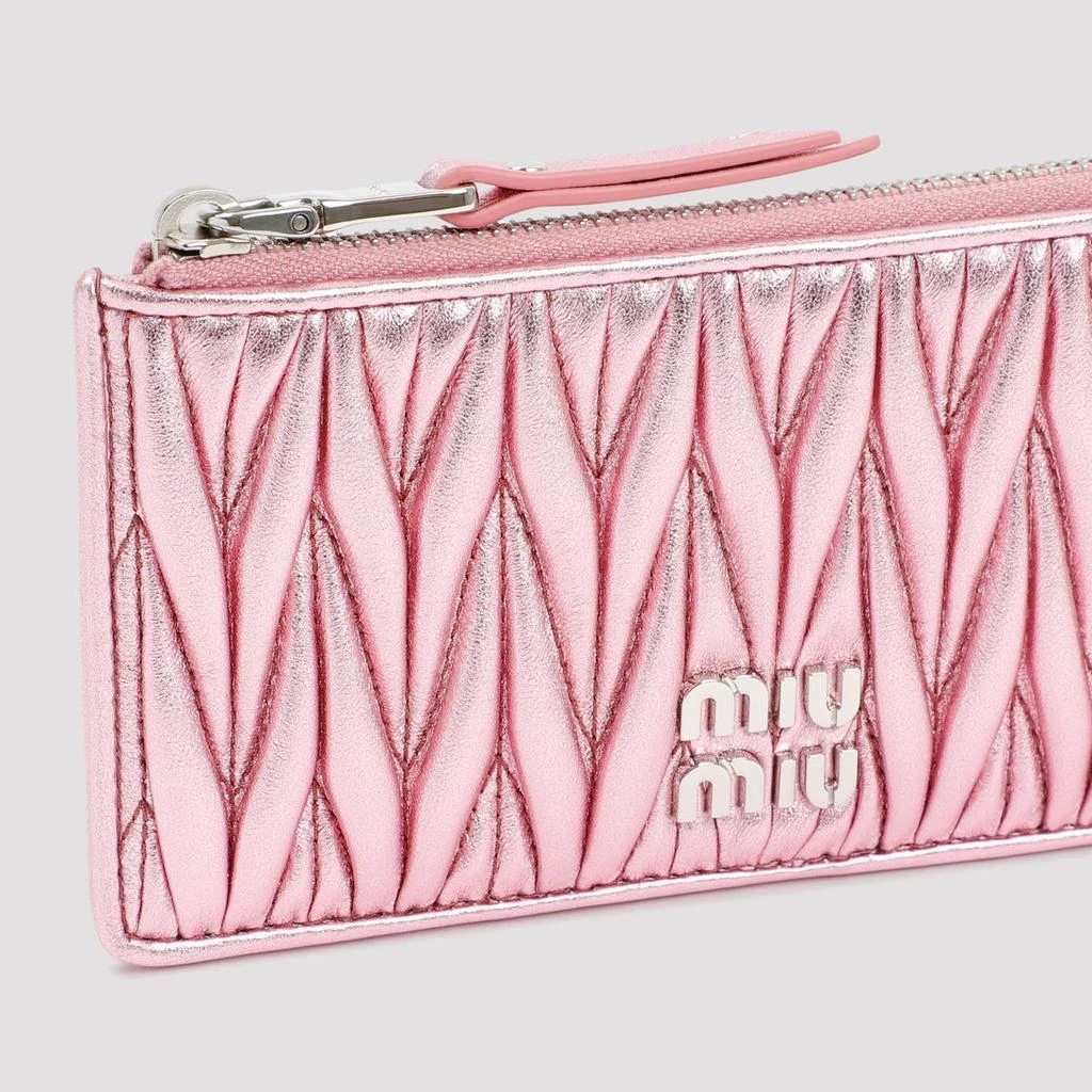 商品Miu Miu|MIU MIU  MATELASSÉ LEATHER POUCH SMALLLEATHERGOODS,价格¥3276,第3张图片详细描述