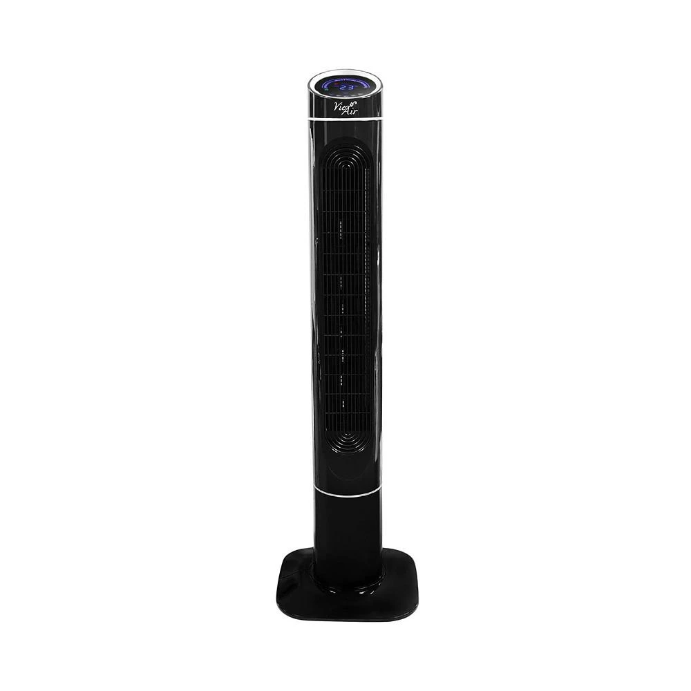 商品Vie Air|50 Inch Luxury Digital 3 Speed High Velocity Tower Fan with Fresh Air Ionizer and Remote Control in Black,价格¥896,第1张图片