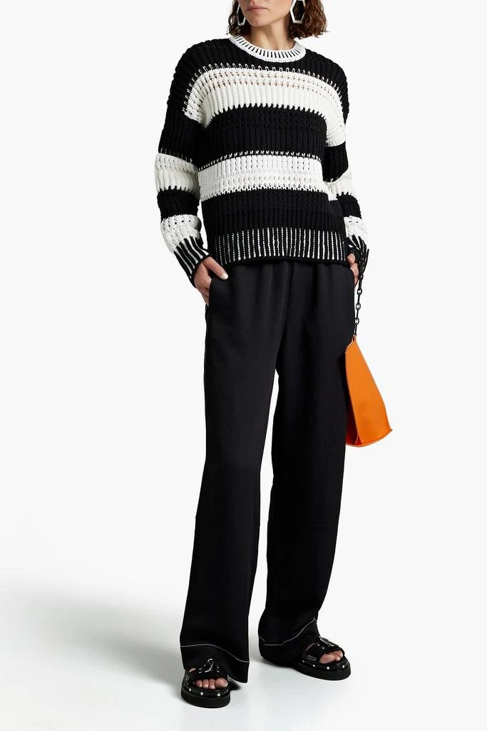 商品3.1 Phillip Lim|Striped open-knit sweater,价格¥1297,第2张图片详细描述