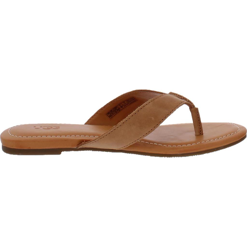 Ugg Womens Tuolumne Leather Thong Flat Sandals商品第6张图片规格展示