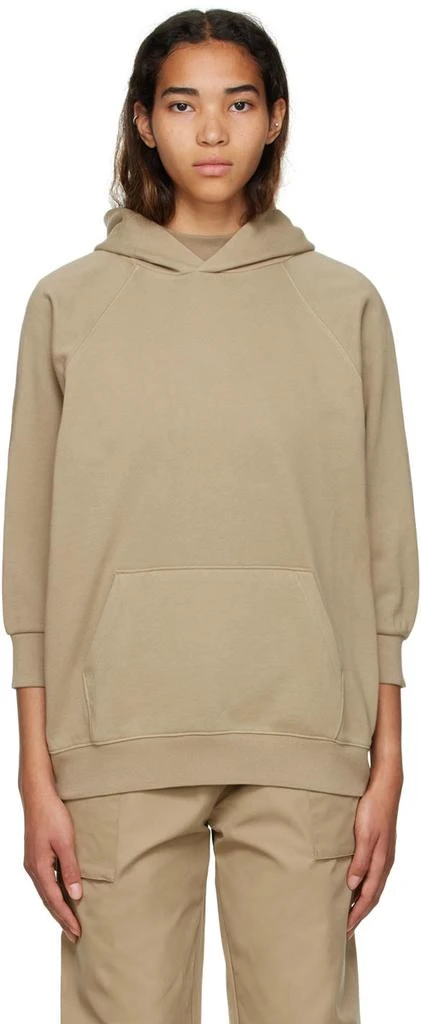 商品Essentials|Tan Cotton Hoodie,价格¥225,第1张图片