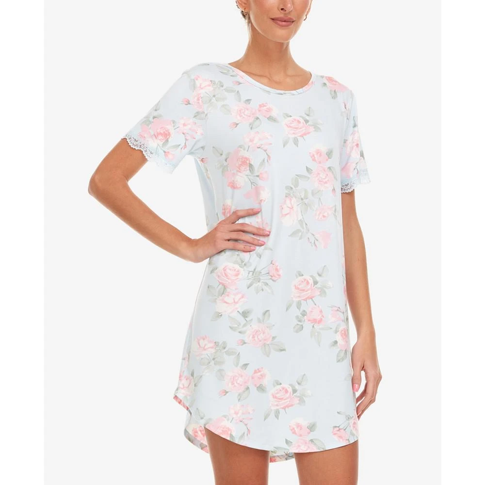 商品Flora Nikrooz|Women's Kathleen Floral Sleepshirt,价格¥150,第5张图片详细描述