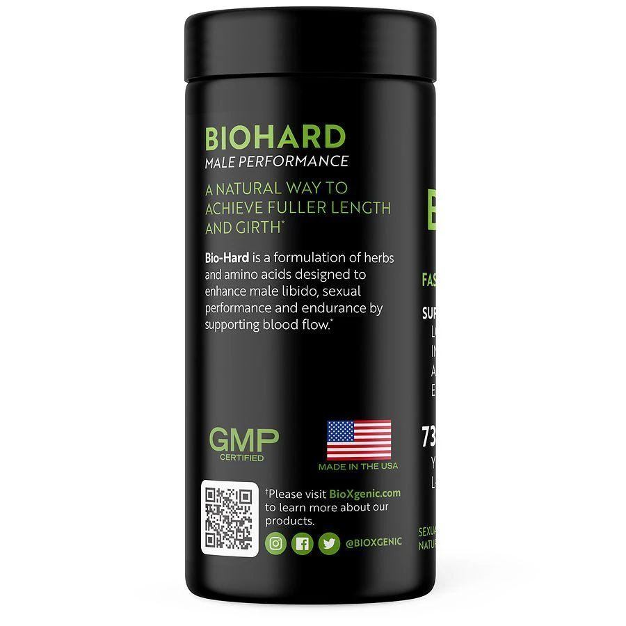商品BioXgenic|Bio-Hard Male Performance Capsules,价格¥293,第3张图片详细描述