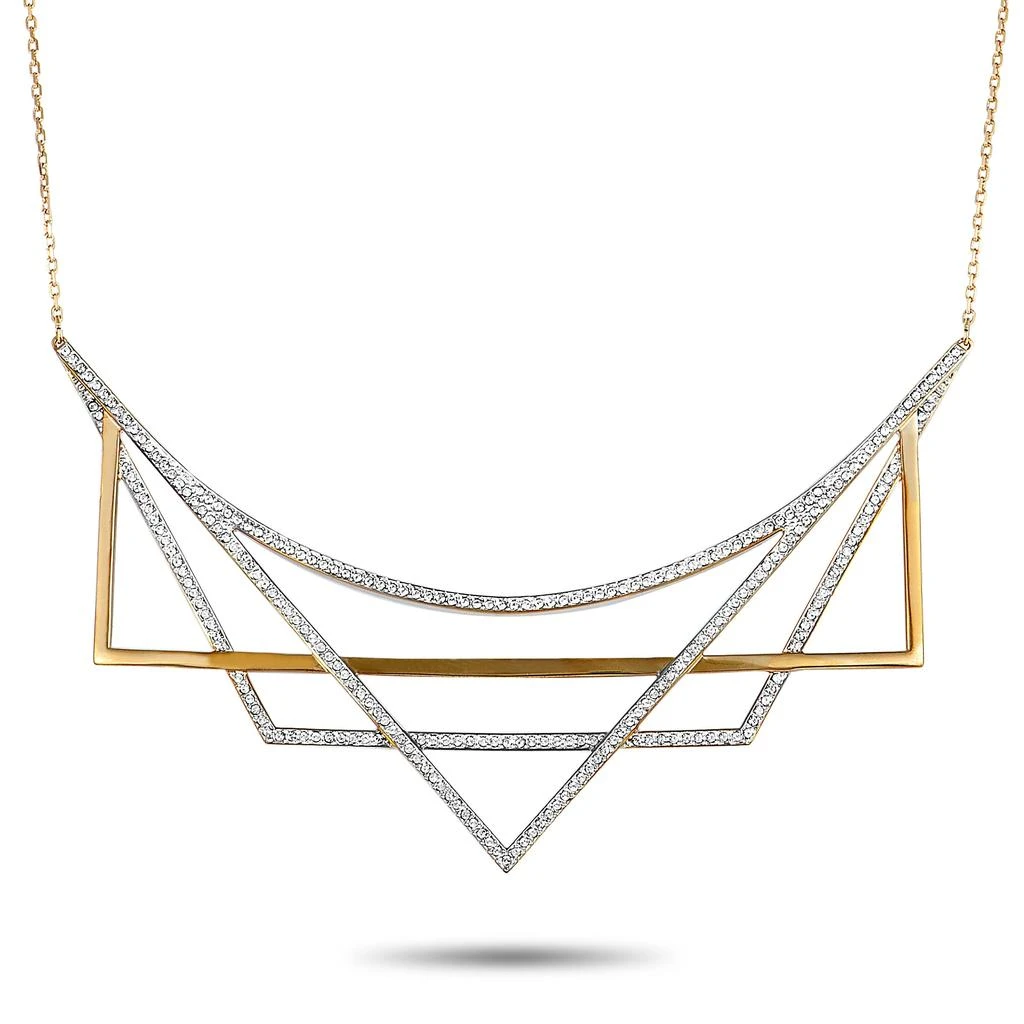 商品Swarovski|Swarovski Geometry White and Rose Gold Plated Crystal Necklace,价格¥572,第4张图片详细描述