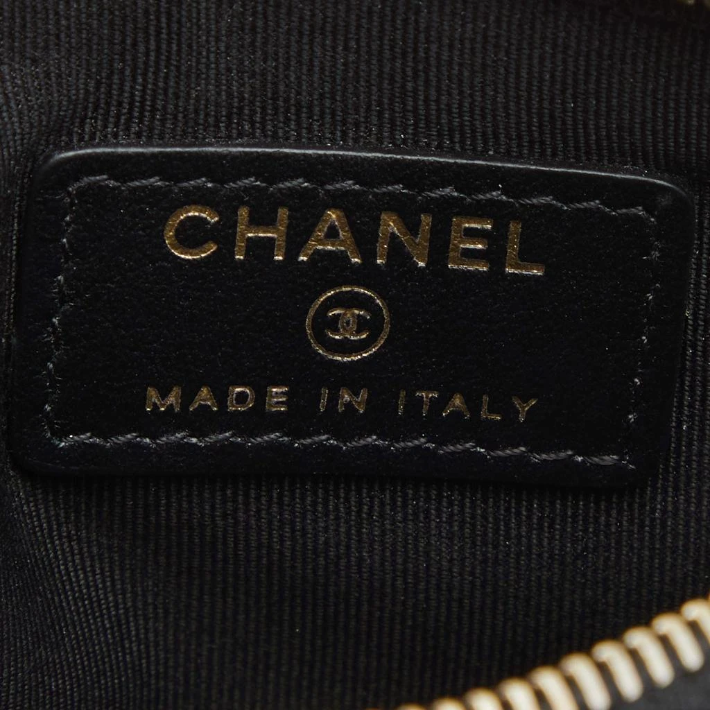 Chanel Black Caviar Leather Deauville Studded Zip Case 商品