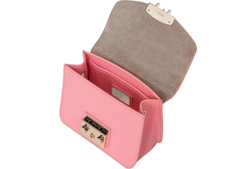商品Furla|Furla 芙拉 玫瑰色石英皮革Metropolis迷你斜挎包,价格¥1326,第4张图片详细描述