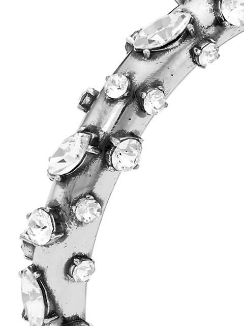 Antique Silver-Plated & Crystal Bracelet商品第4张图片规格展示