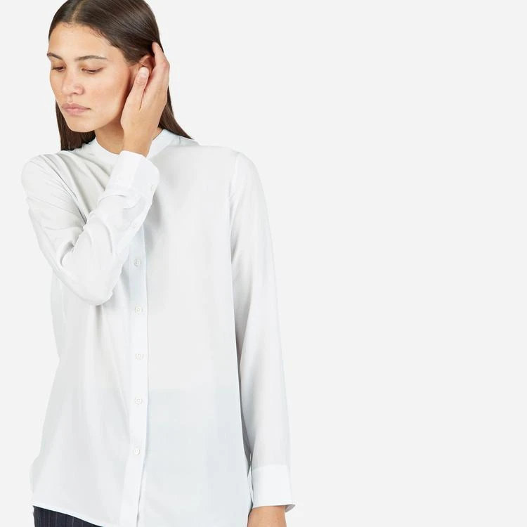 商品Everlane|真丝无领衬衫,价格¥582,第3张图片详细描述