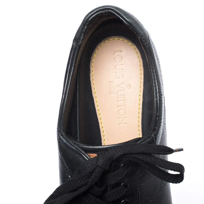 Louis Vuitton Black Mahina Leather Low Top Sneakers Size 39.5 商品