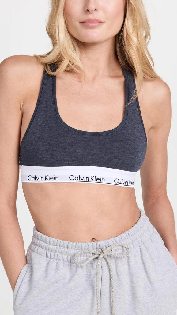 商品Calvin Klein|Calvin Klein Underwear 时尚棉无衬里休闲文胸,价格¥156,第2张图片详细描述