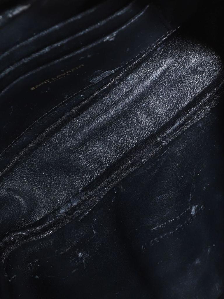 商品[二手商品] Yves Saint Laurent|Saint Laurent Lou Mini Quilted Camera Bag In Black Leather,价格¥10316,第4张图片详细描述