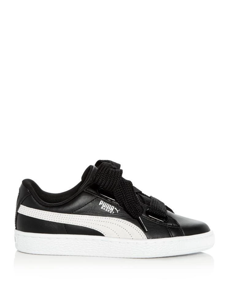 商品Puma|PUMA Women's Basket Heart Leather Sneakers ,价格¥636,第2张图片详细描述