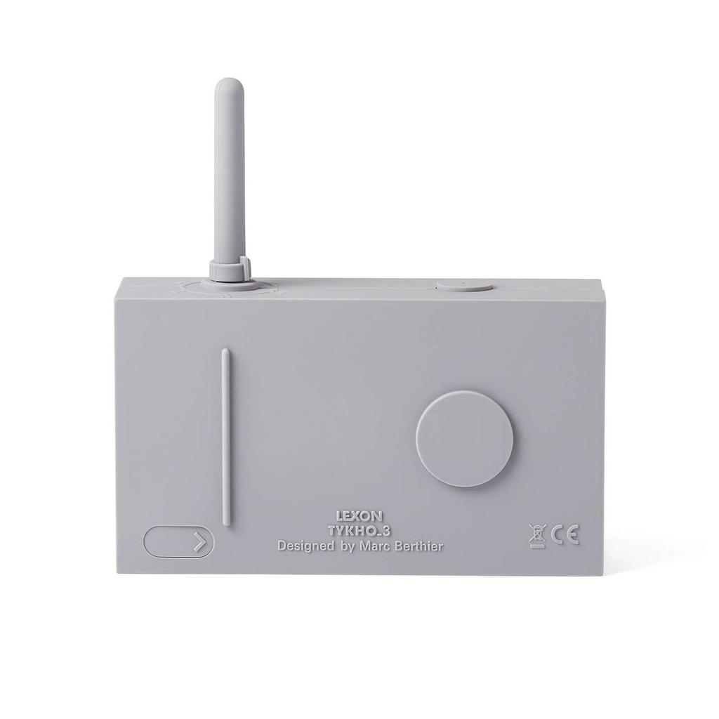 Lexon TYKHO 3 FM Radio and Bluetooth Speaker - Ultimate Grey商品第3张图片规格展示