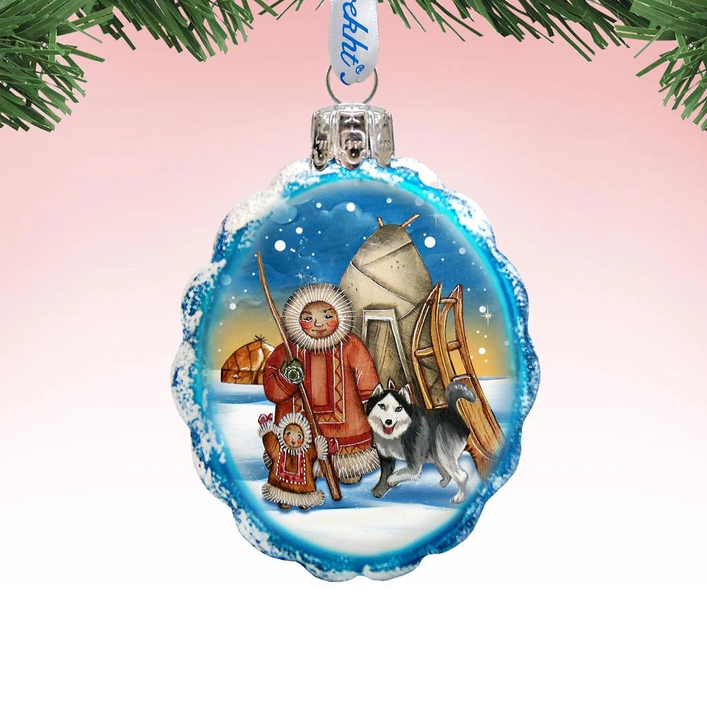 商品Designocracy|Designocracy Eskimo Keepsake Glass Ornament,价格¥198,第1张图片