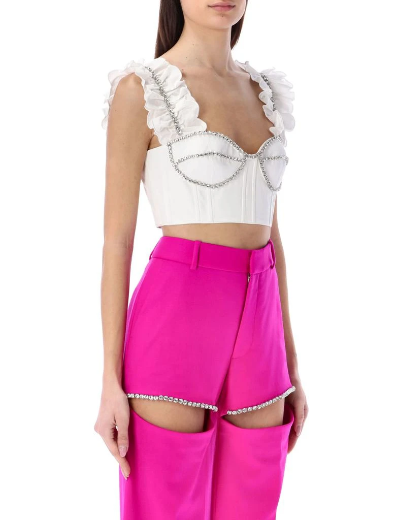 商品AREA|AREA Ruffle Bustier Top,价格¥6292,第2张图片详细描述