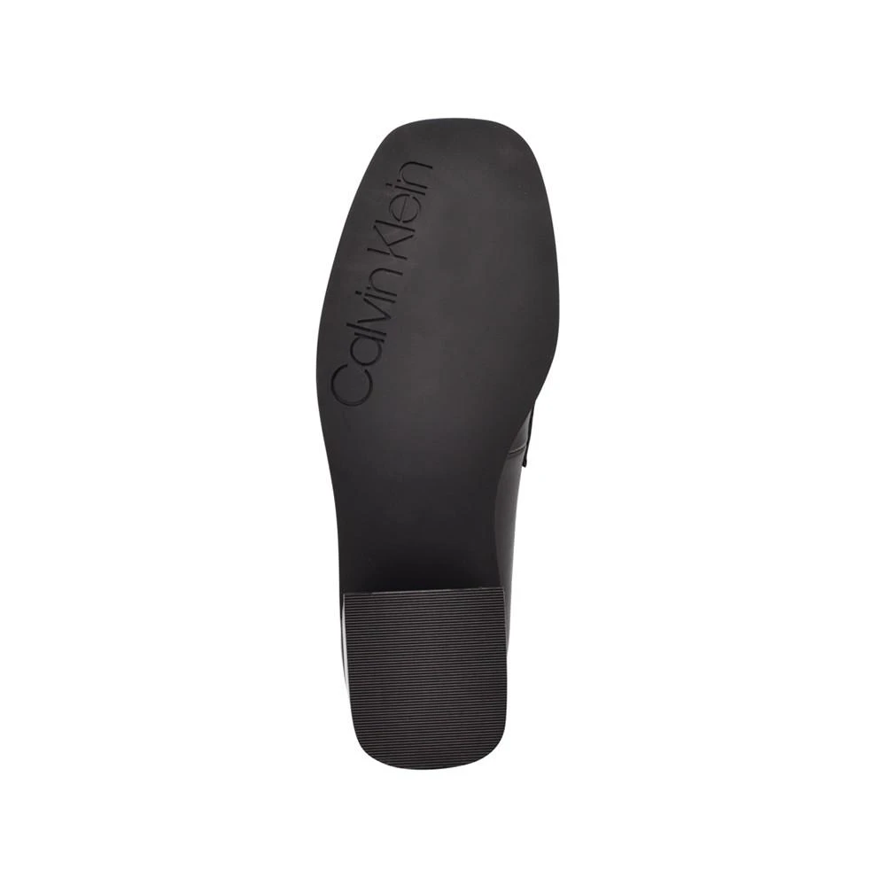 商品Calvin Klein|Women's Venty Chain High Heel Dressy Loafers,价格¥409,第3张图片详细描述