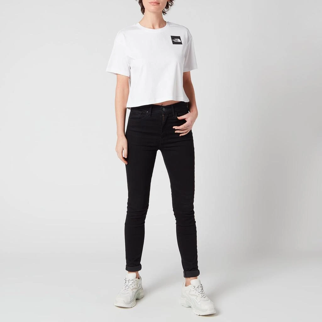 商品The North Face|The North Face Women's Cropped Fine T-Shirt - White,价格¥106,第3张图片详细描述