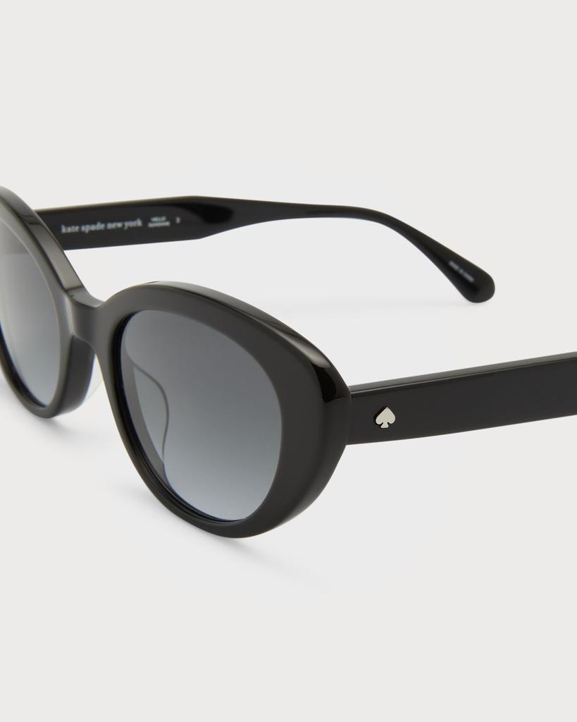 商品Kate Spade|crystals oval eco-acetate sunglasses,价格¥1042,第6张图片详细描述