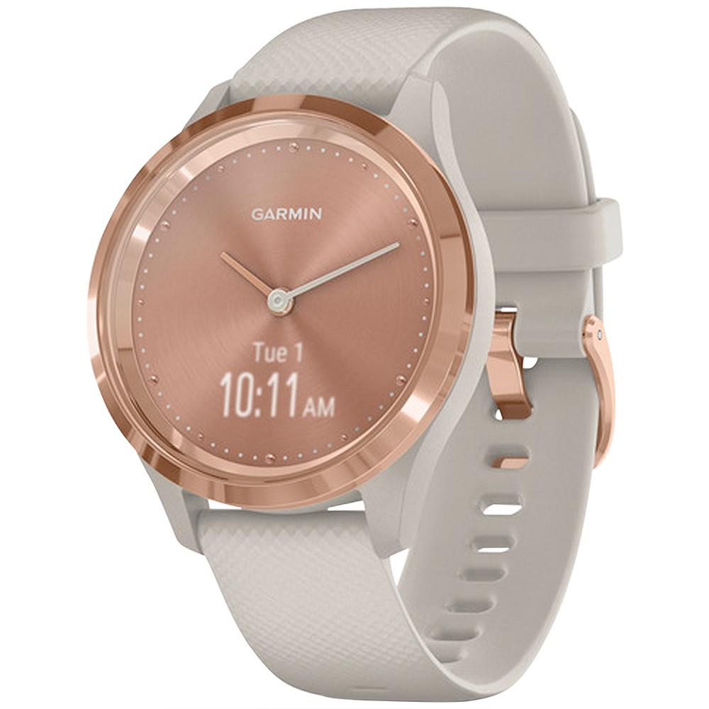 Unisex Vivomove 3S Light Sand Silicone Strap Smart Watch 8.9mm商品第1张图片规格展示