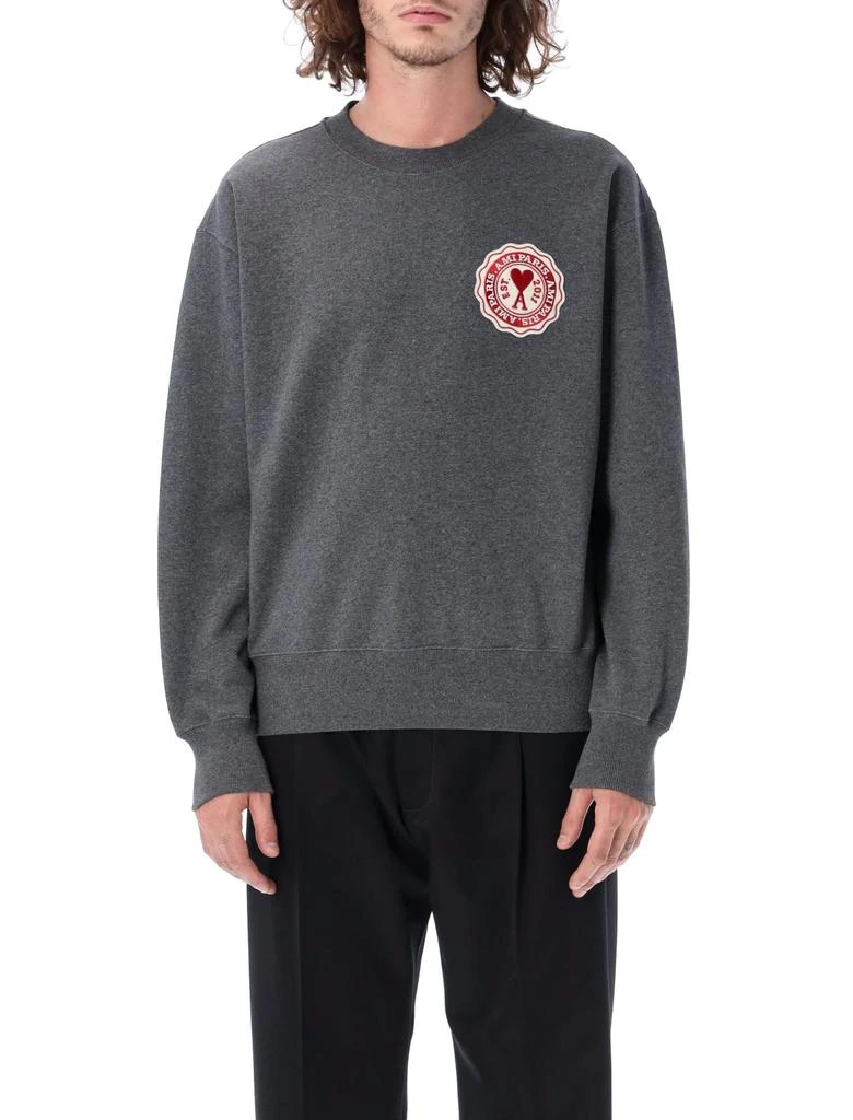 商品AMI|Ami Alexandre Mattiussi Logo Patch Sweatshirt,价格¥1920,第1张图片