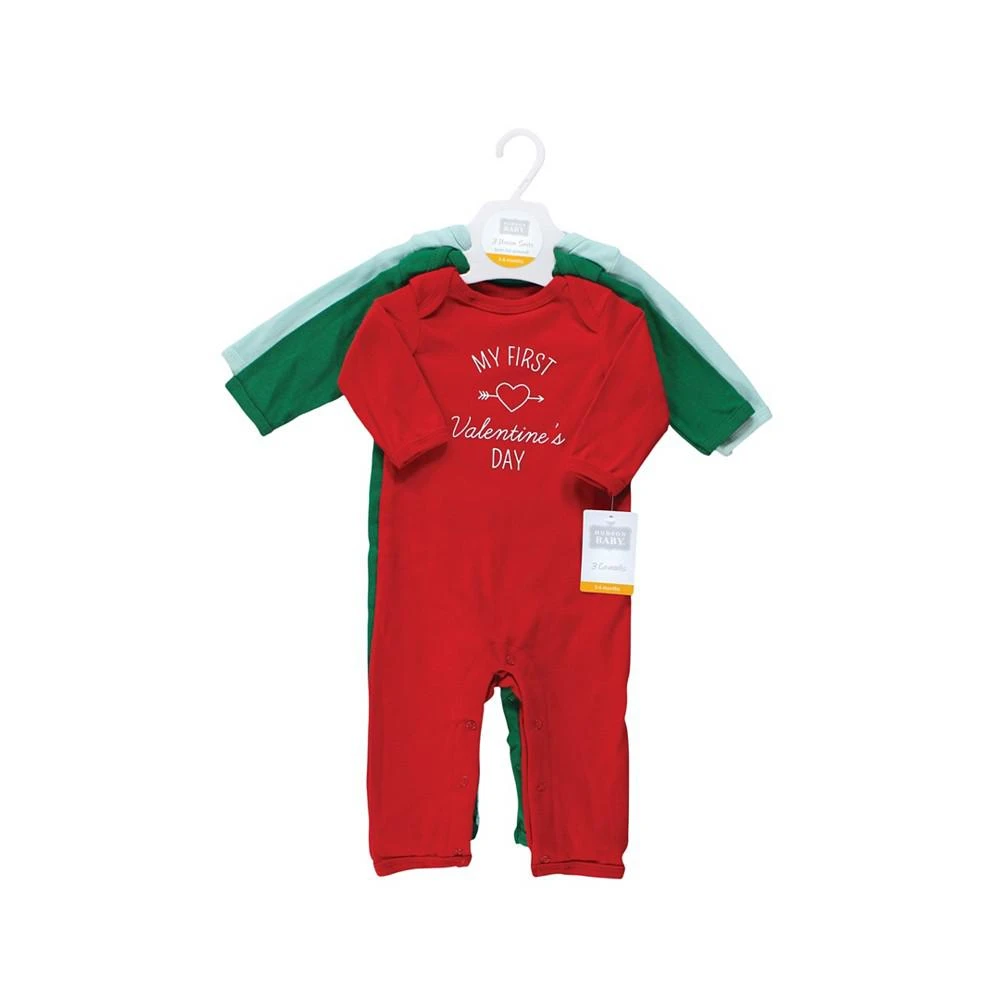 商品Hudson|Baby Boys and Girls My First Long Sleeve Coveralls, Pack of 3,价格¥226,第2张图片详细描述