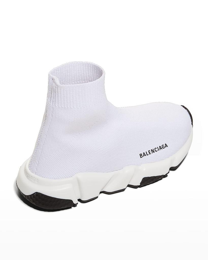 商品Balenciaga|Kid's Two-Tone Knit Sock Trainer Sneakers,价格¥3569,第5张图片详细描述