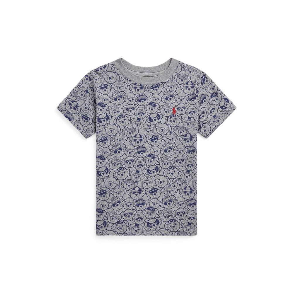 商品Ralph Lauren|Little Boys Polo Bear Cotton Jersey T-shirt,价格¥331,第1张图片